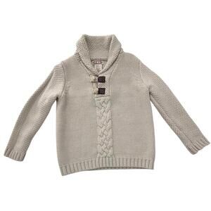 SKYR Biys Cream Cable Knit Zip Sweater — Cozy, Classic, Ready to Wear